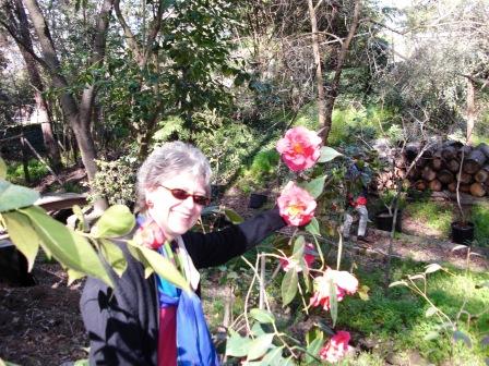 Patti Perkins in garden at ACS convention